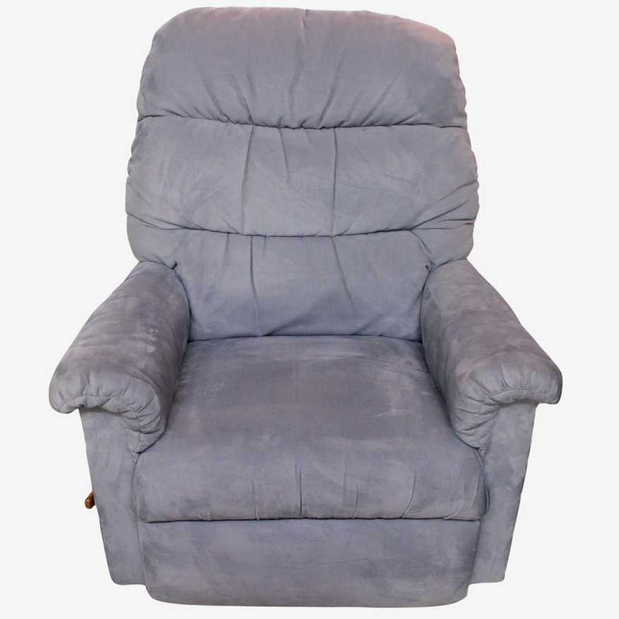 La-Z-Boy Light Blue Microfiber Recliner - image 0