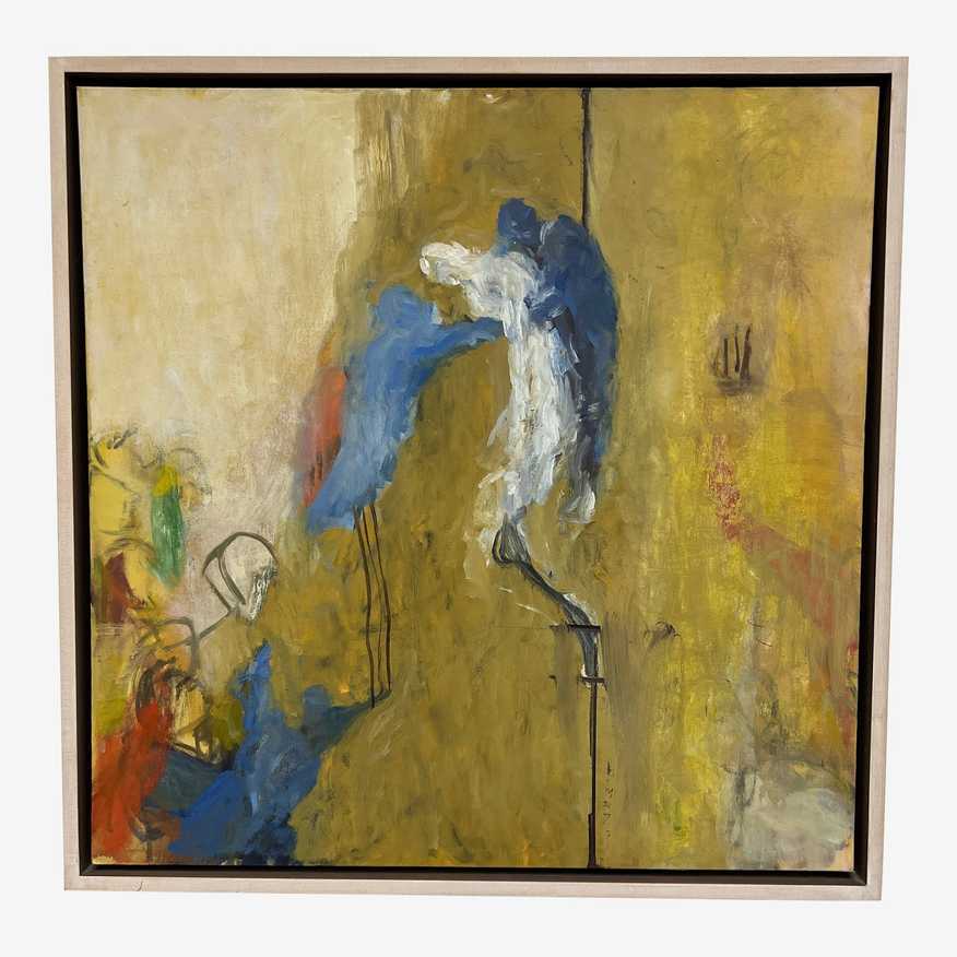 Eugene Newmann's Original Painting Titled '2nd Study', Signed 1996 - image 0