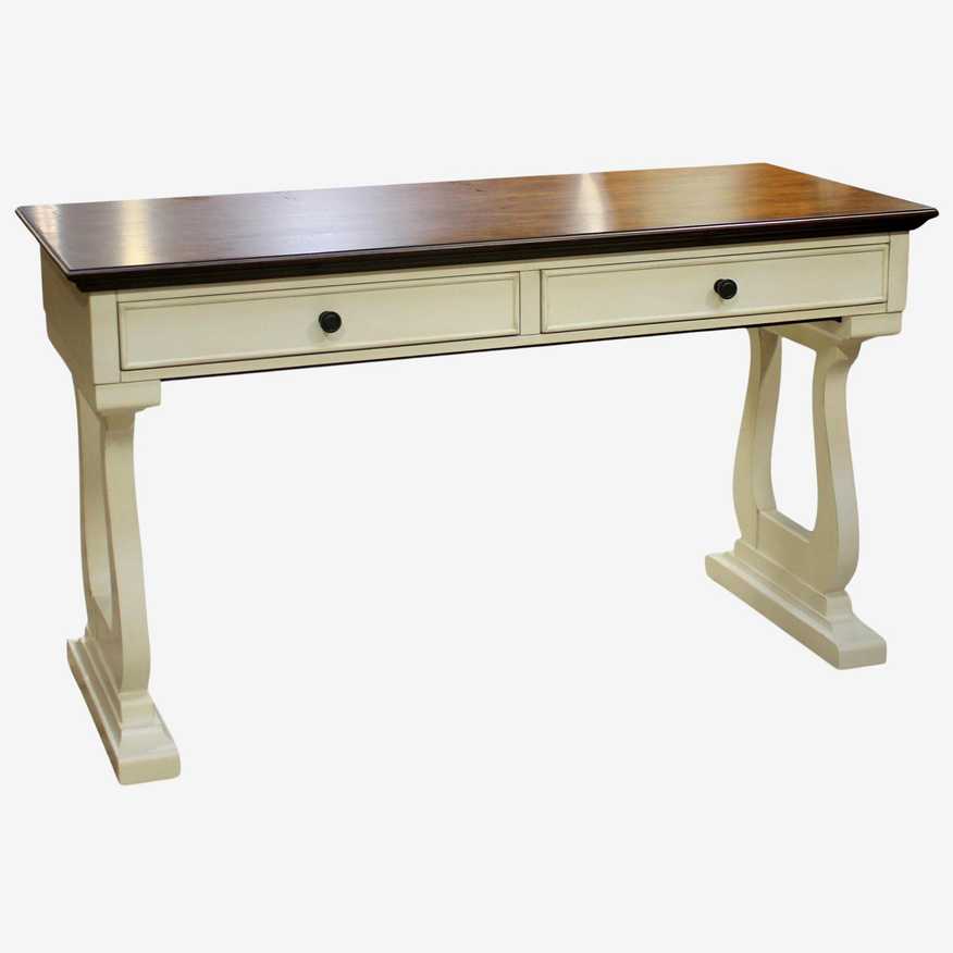 White Double Pedestal Desk - image 0