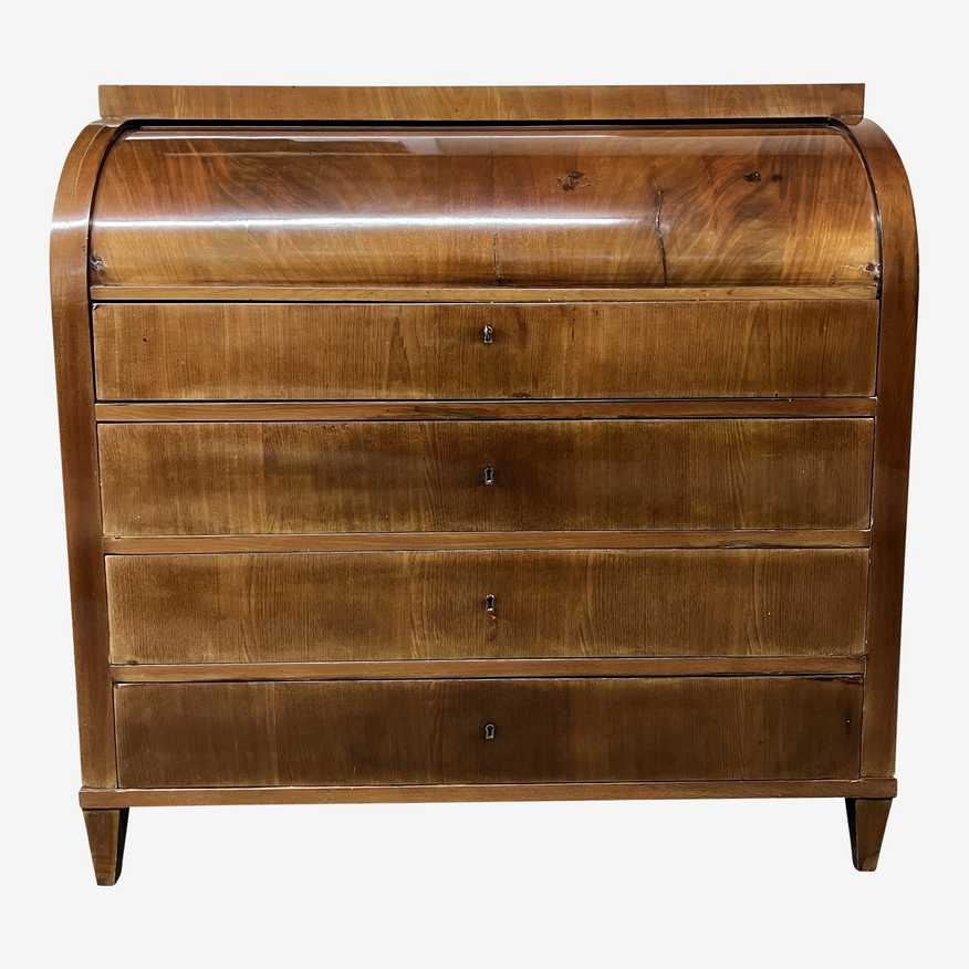 Antique Mahogany Cylinder Desk - image 0