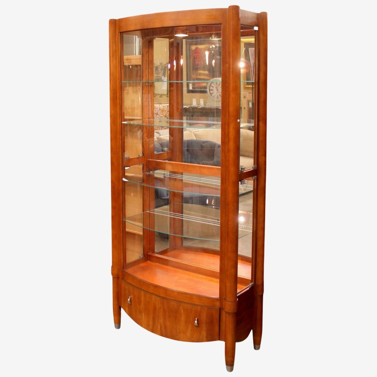 Pulaski Lighted Contemporary Curio Cabinet
