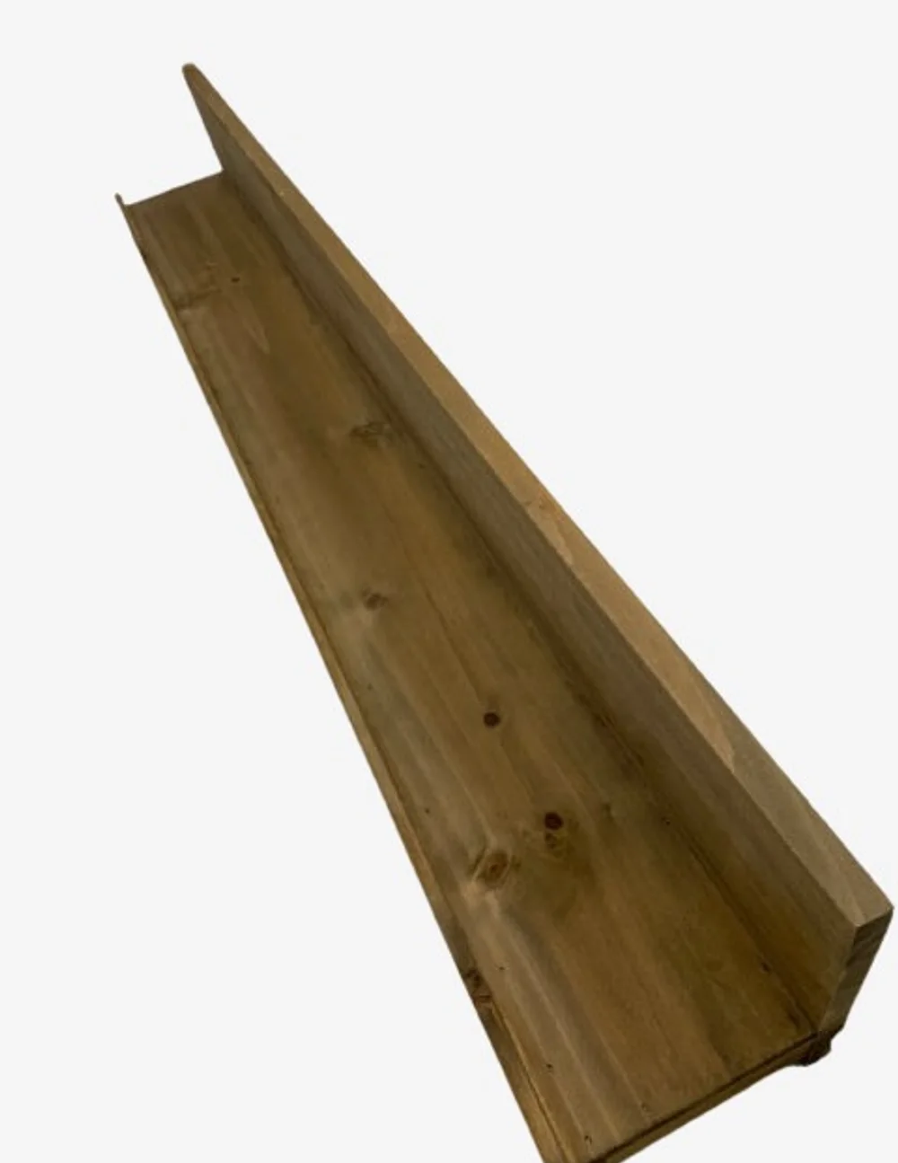 Rustic Wooden Wall Shelf - image 0