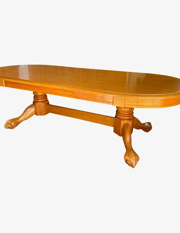 1990s Vintage Contemporary Oak Coffee Table - $390 | Kashew | Kashew