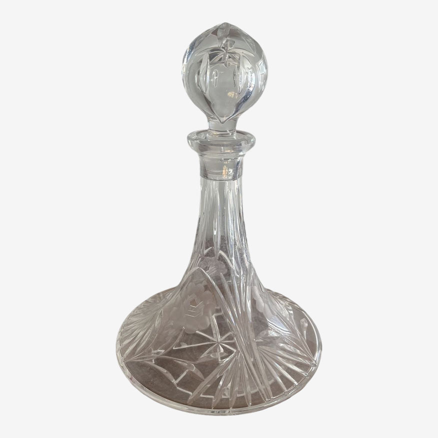 Vintage Star of Edinburgh Crystal Decanter - image 0