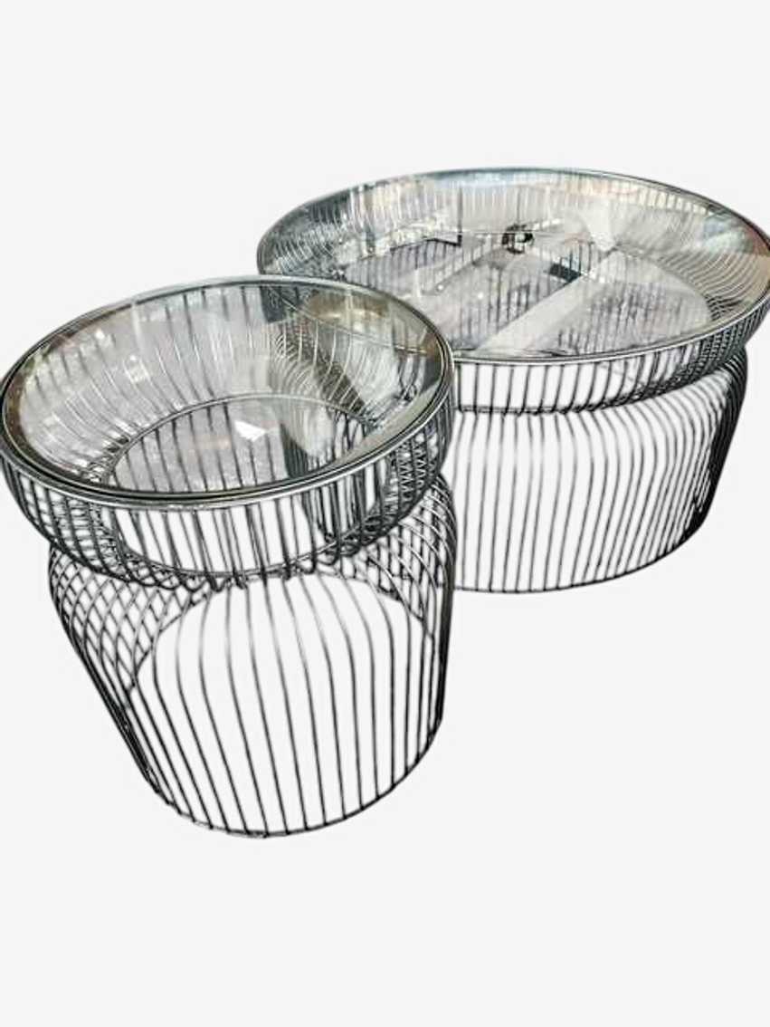 Crate & Barrel Spoke Graphite Coffee Table - image 0