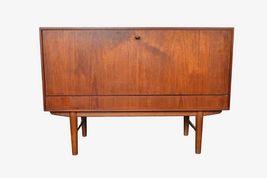 Danish Teak Record Cabinet By Aristona - image 0