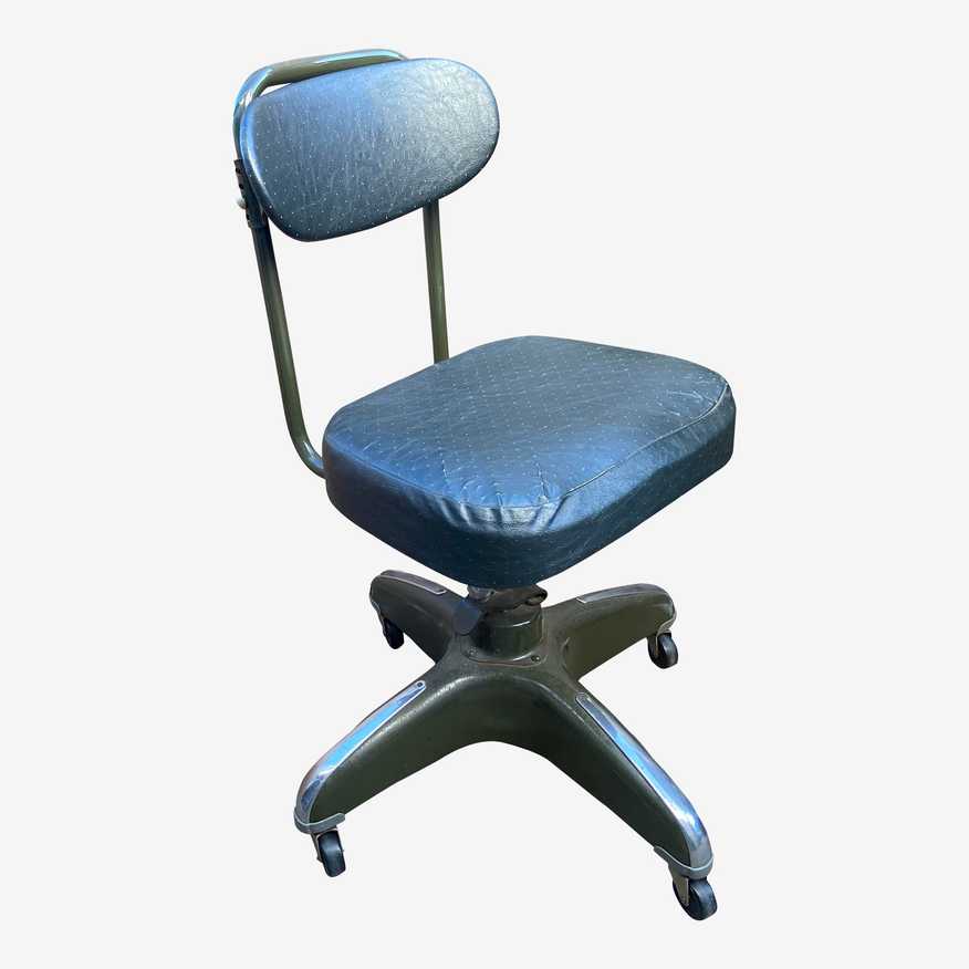 Vintage Mid Century Modern Cosco Swivel Desk Chair - image 0