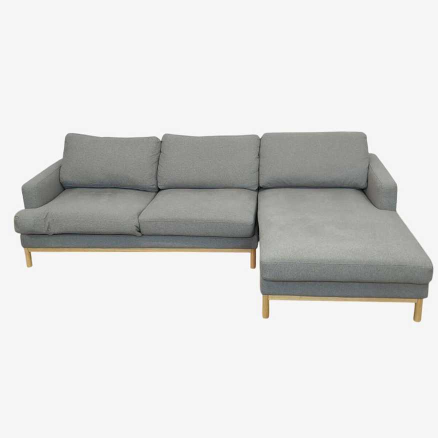 Modern Gray Sectional Sofa with Chaise Lounge - image 0