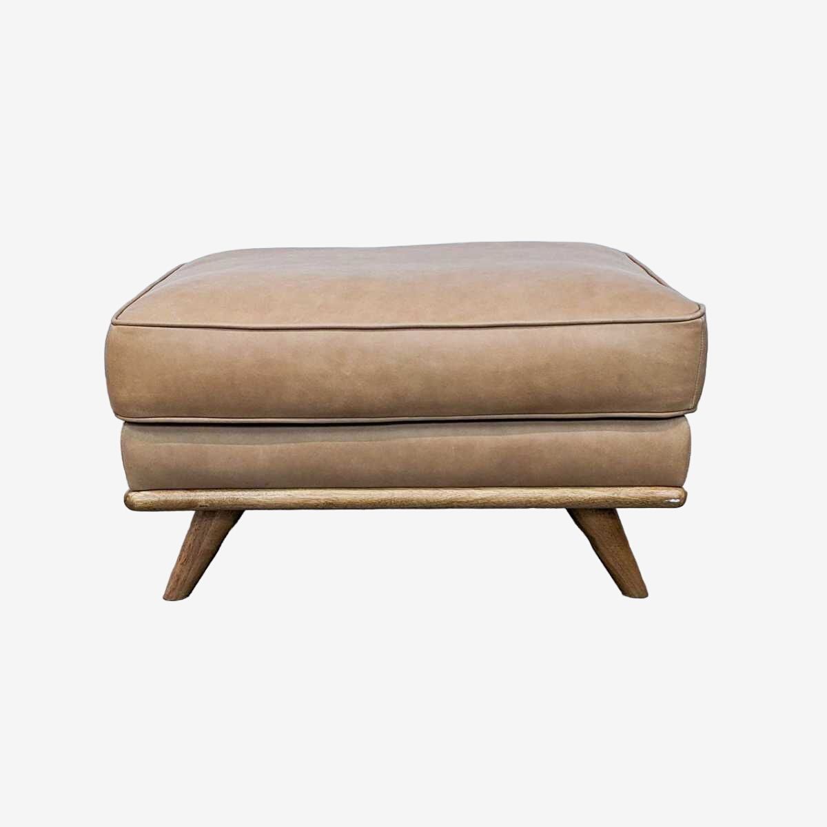 Article Timber Charme Tan Ottoman