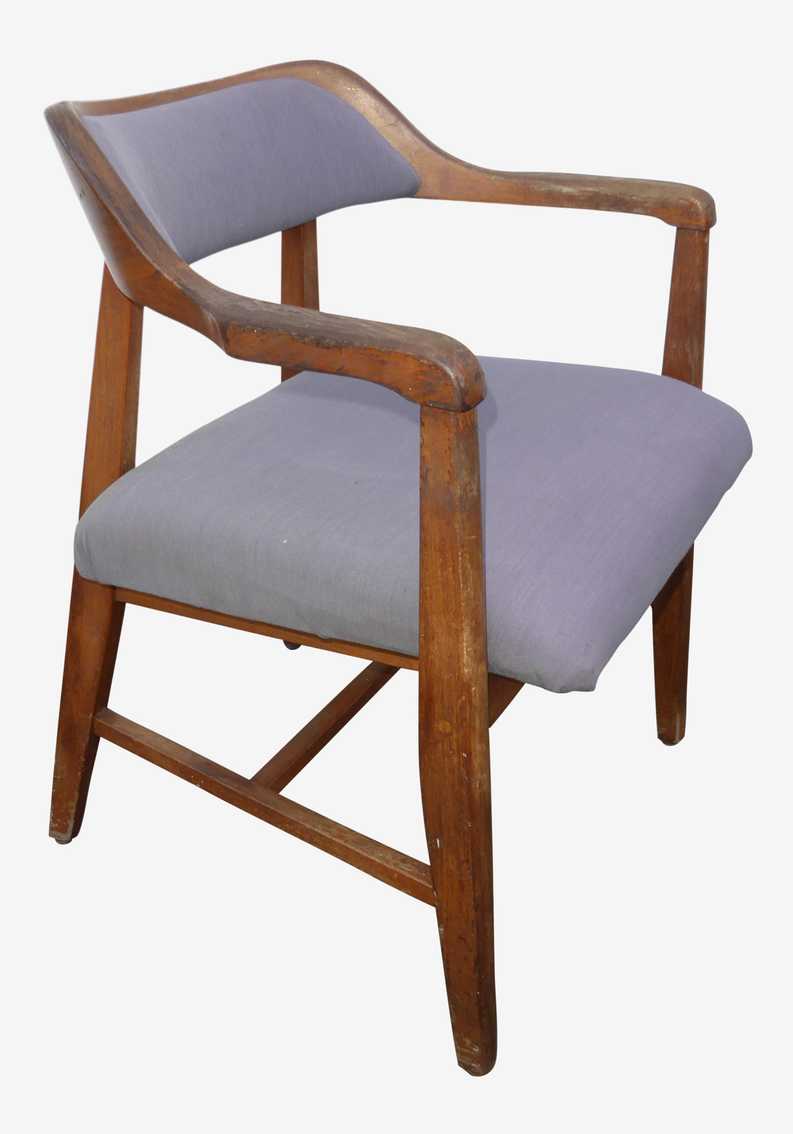Vintage Danish Mid Century Modern Style Solid Wood Lavender