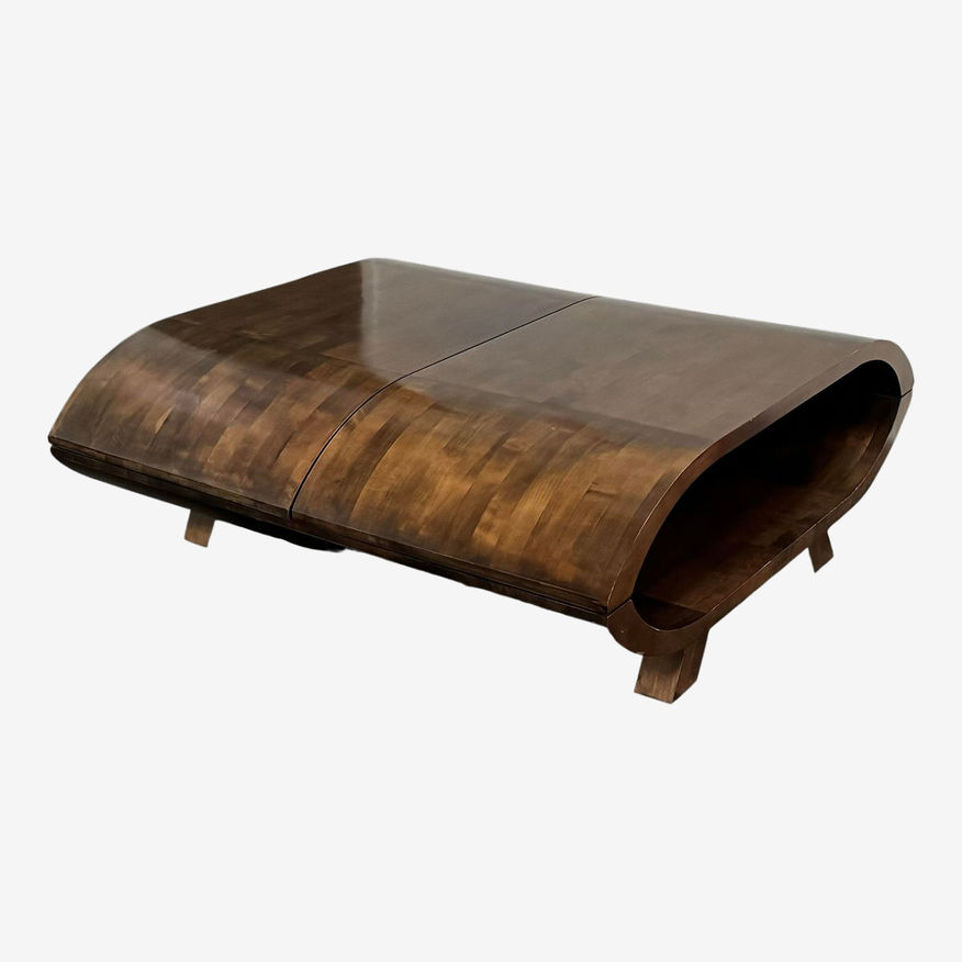 Custom Design Oval Storage Coffee Table - image 0