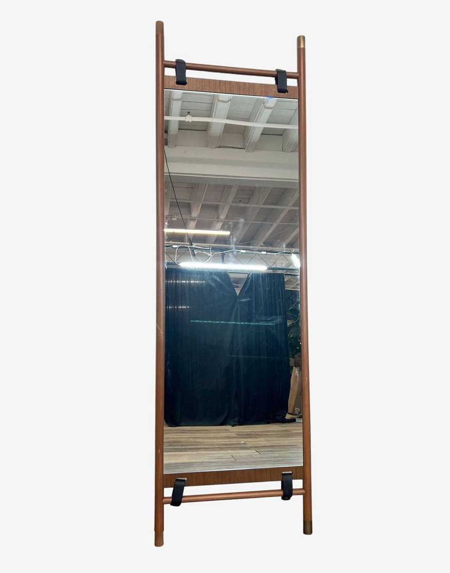 Beau Walnut Transitional  Floor Mirror by Article - image 0