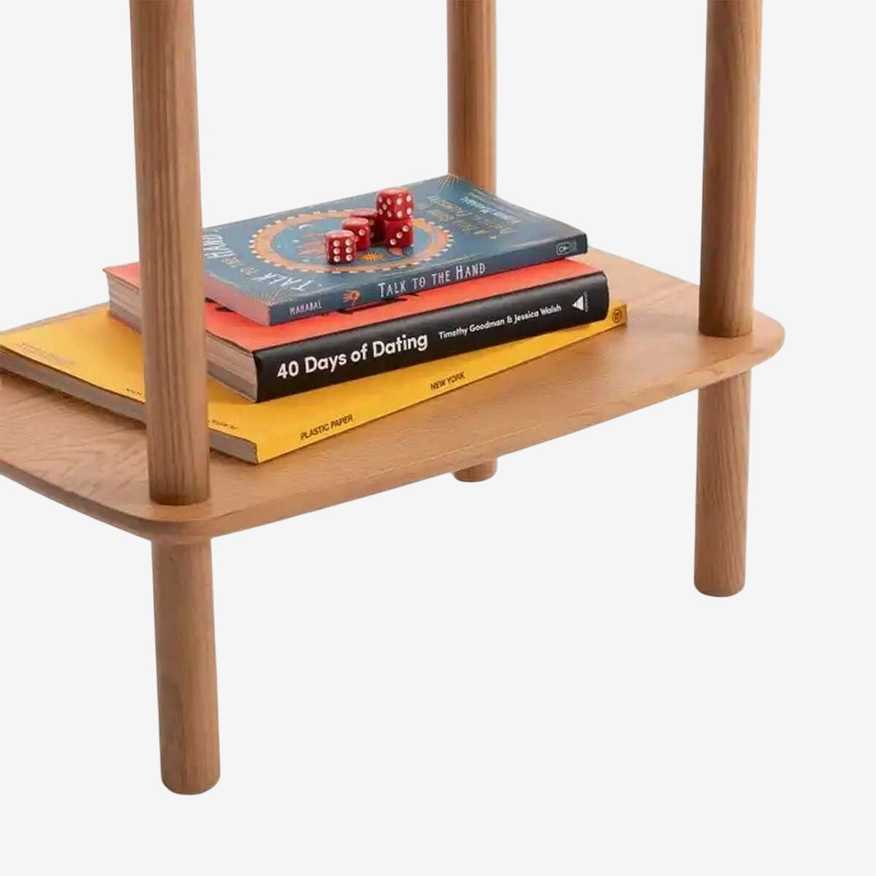 Burrow Serif Side Table in Oak (New - in box) - image 0
