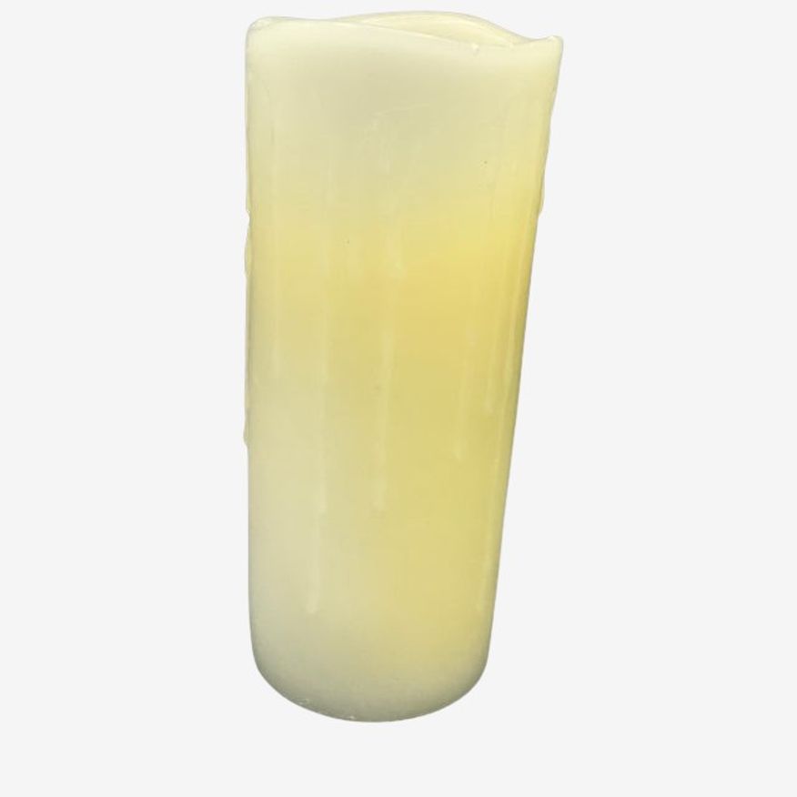 Cream Tall  Battery Operated Candle - image 0