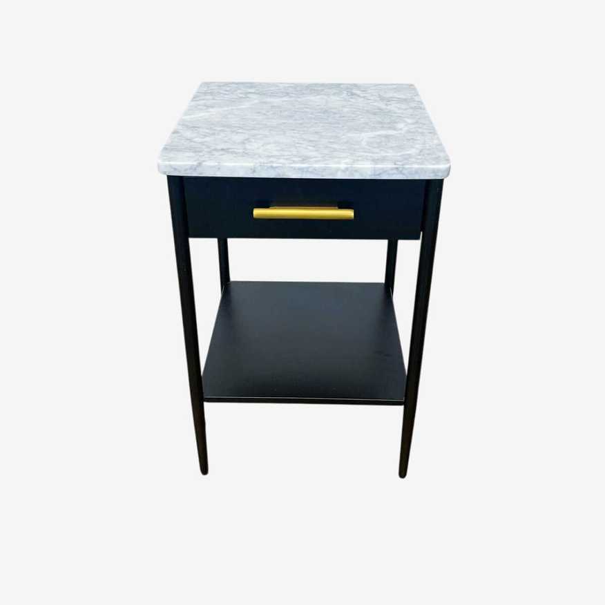 West Elm Metalwork Nightstand with Marble Top - image 0