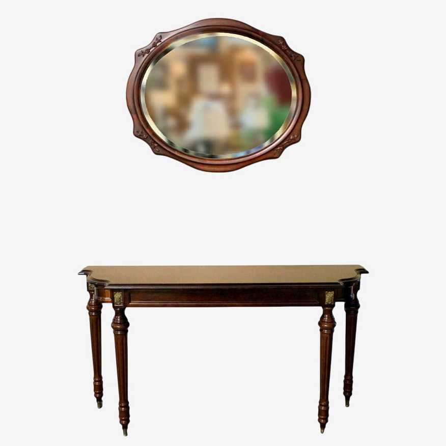Bombay Co. Console Table w/Mirror - image 0