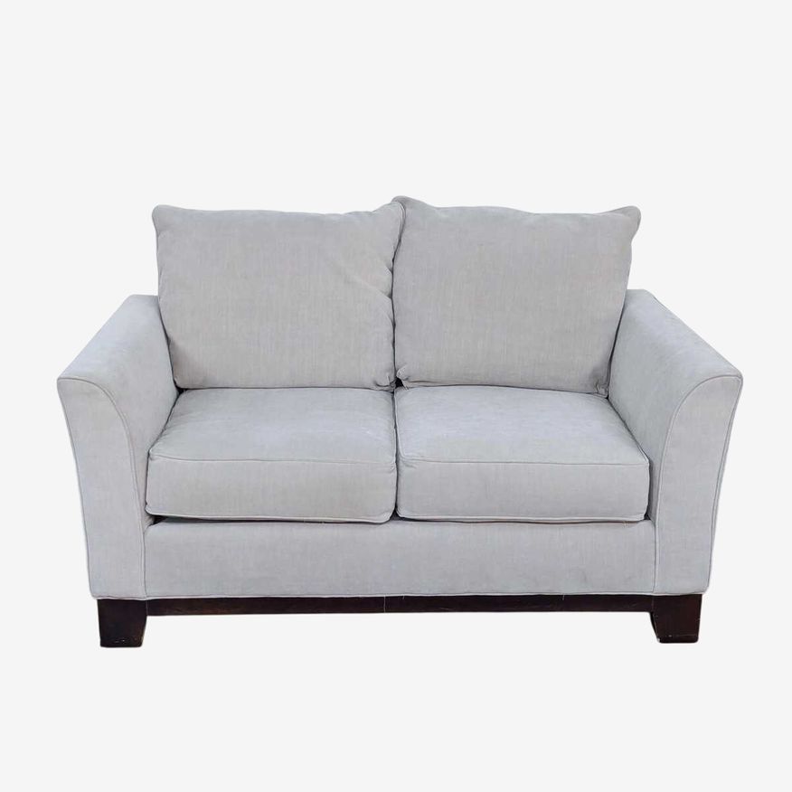 Beige Loveseat with Contemporary Design - image 0