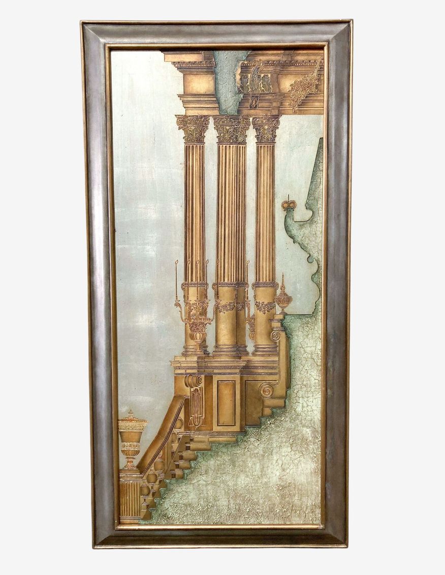 Framed Art Of Roman Columns - image 0