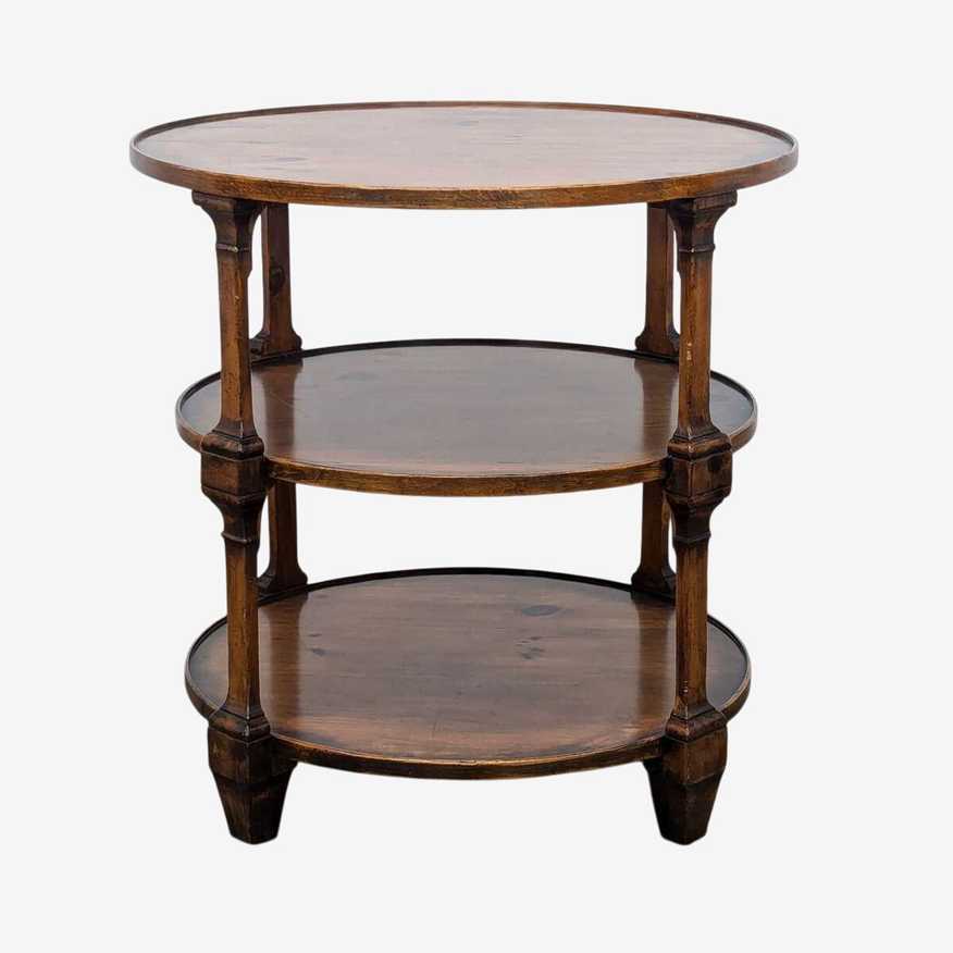 Vintage Henredon Acquisitions Three Tier End Table - image 0