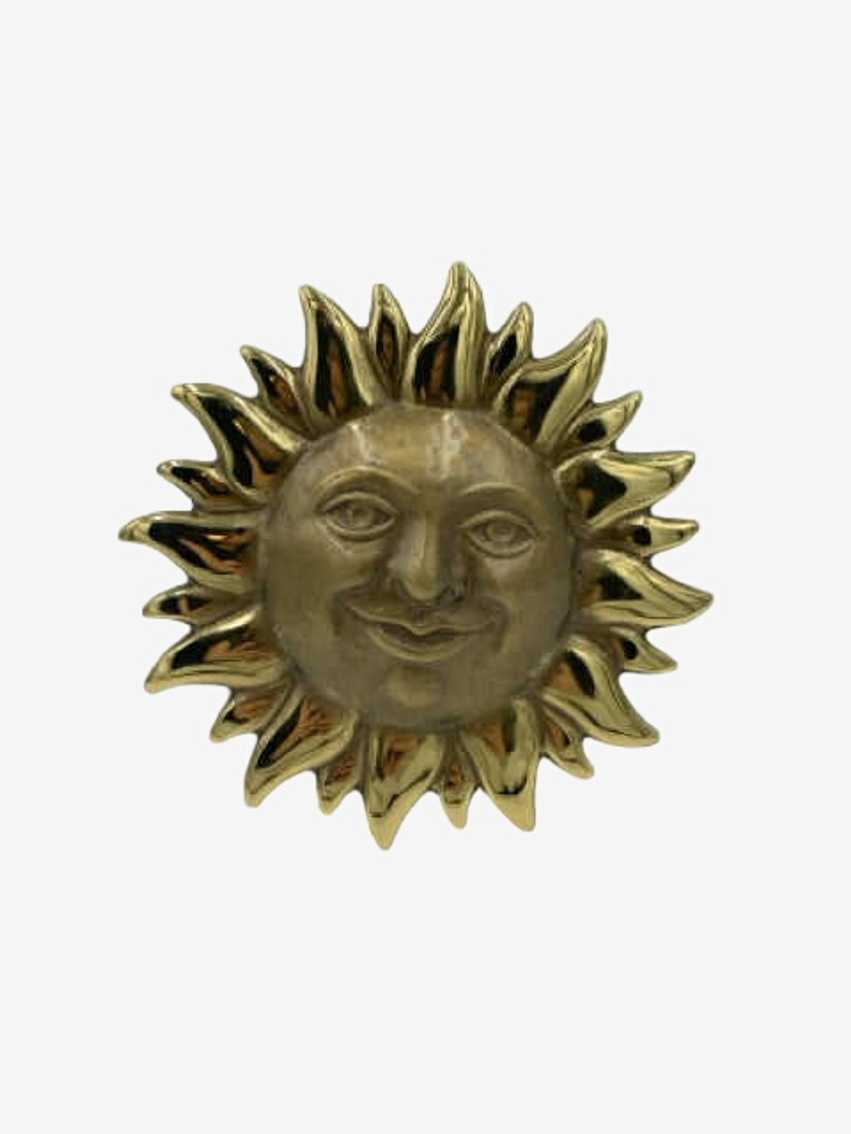 Gold Sun Door Knocker - image 0