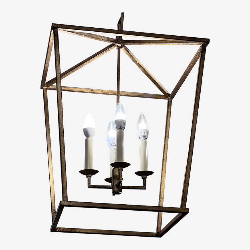 e.f. Chapman & Myers Darlana Brass Finish Lantern - image 0
