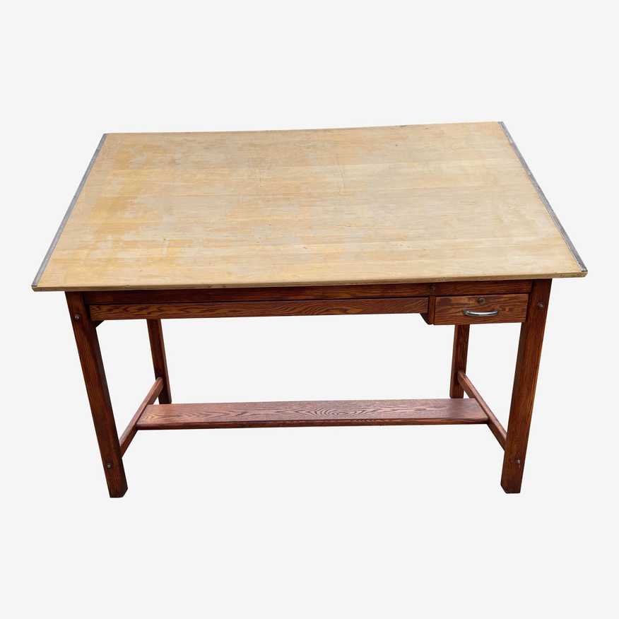 1960s Vintage Mayline Drafting Table - image 0