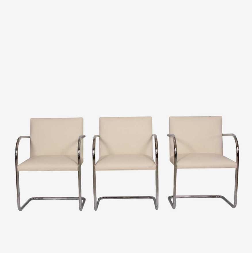 Knoll Mies Van Der Rohe Brno Chairs, Set of 3 - image 0