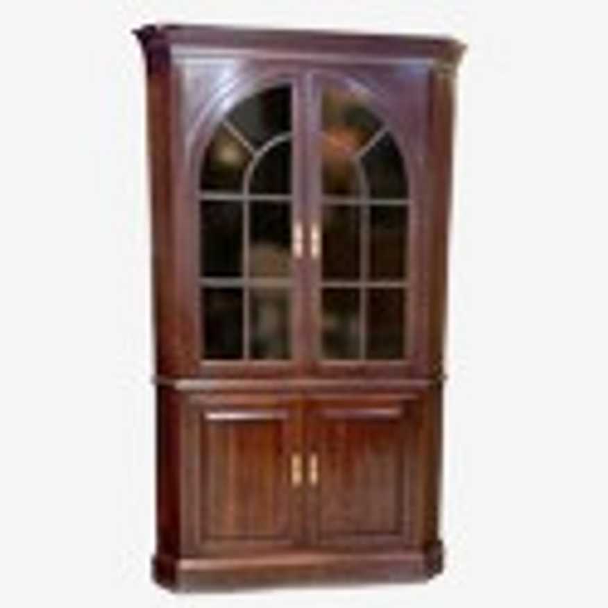 Ethan Allen Cherry Corner Cabinet - image 0