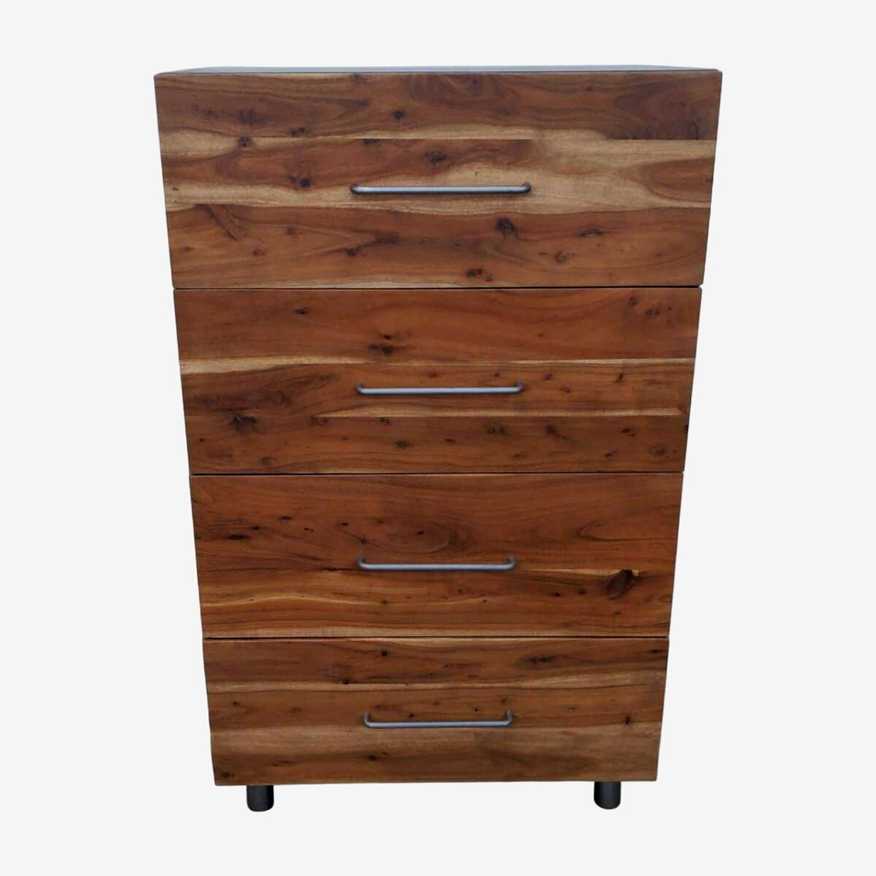 CB2 Junction Tall Modern Wood Dresser - image 0