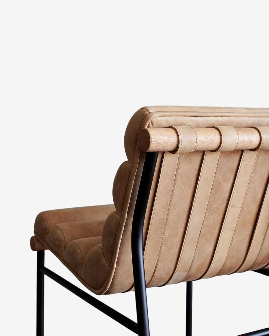 Denver Modern Sunflower Leather Vail Counter Stool (New) - image 0