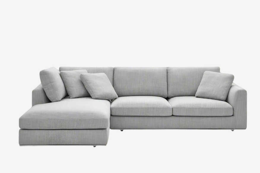 Castlery Hamilton Chaise Sectional Sofa Left Facing, Smoke Gray FFE258-454 - image 0