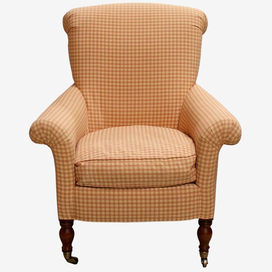 Lillian August Tartan Plaid Accent Chair - image 0