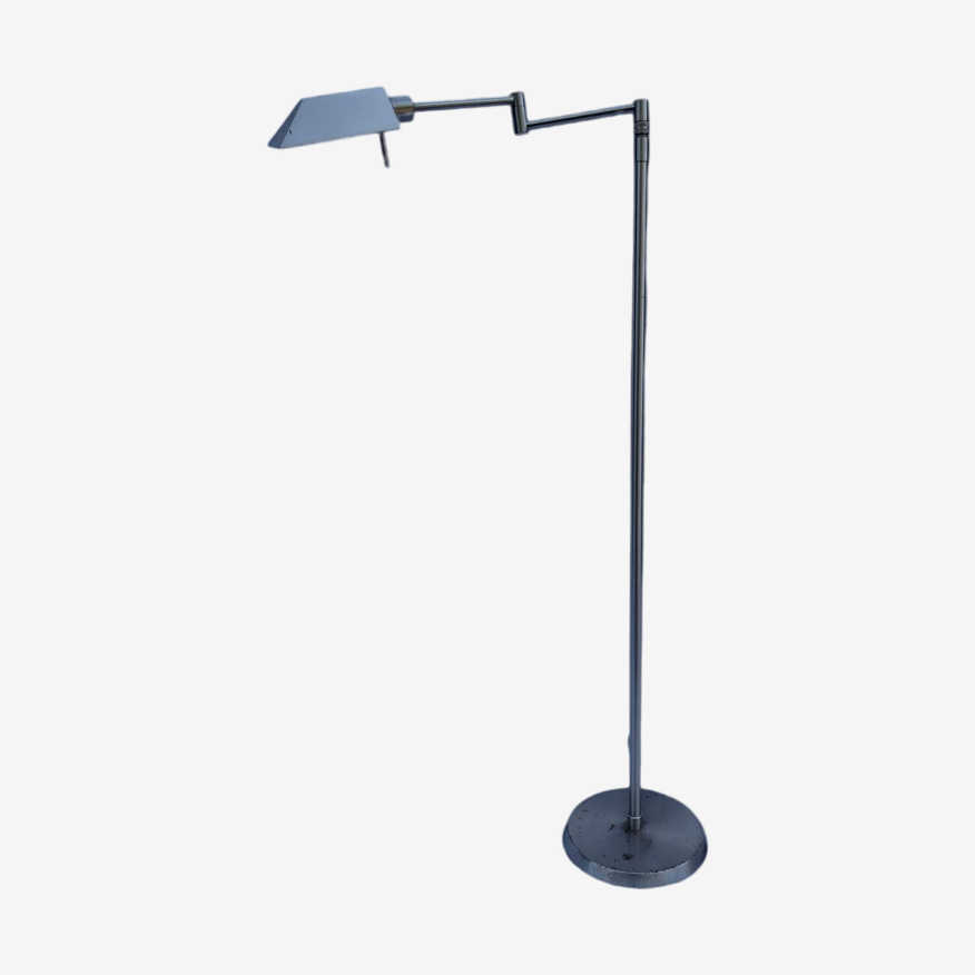 Holtkoetter Leuchten Chrome Silver Adjustable Height Pharmacy Floor Lamp - image 0