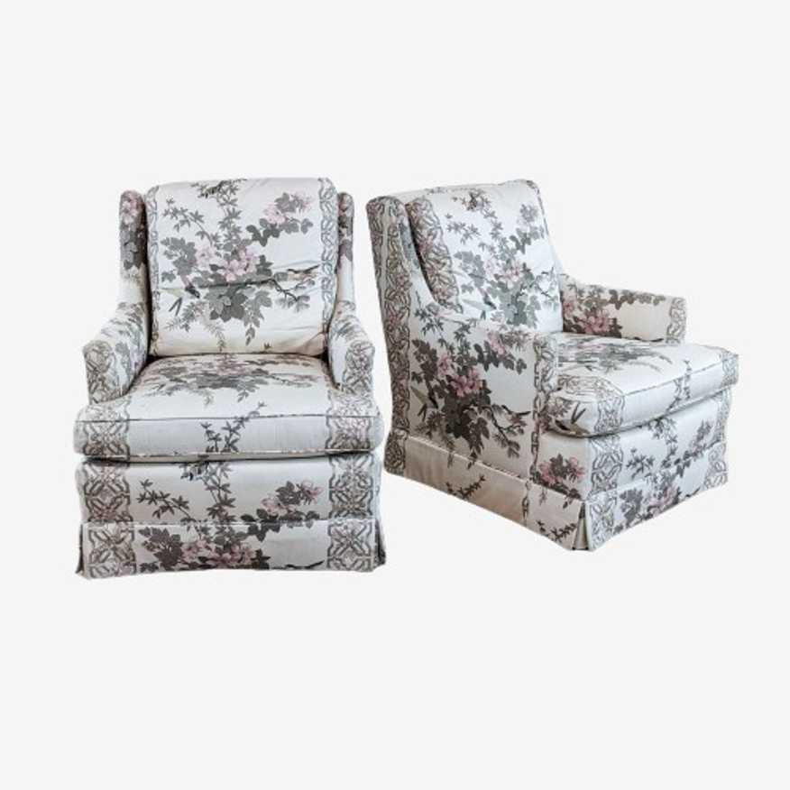 Pair of Henredon Club Chairs - image 0