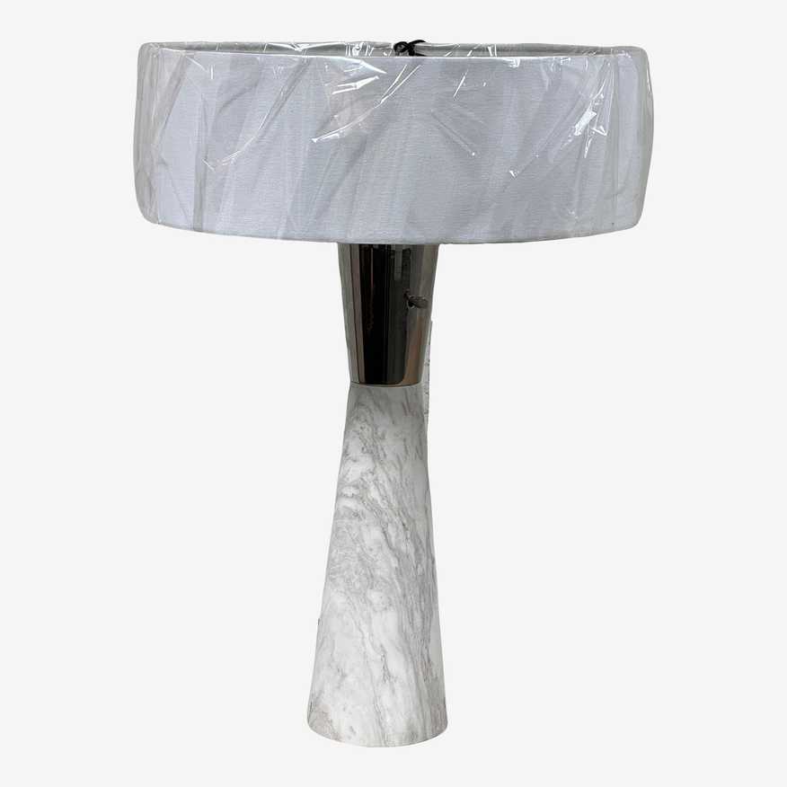 Paul McCobb for Cb2 Exposior Marble Table Lamp - image 0