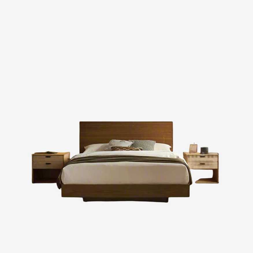 Castlery Joseph Walnut Modern King Size Platform Bed FFE258-215 - image 0