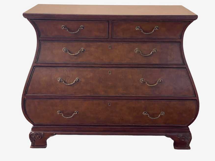 Ethan Allen Burl Elm Front Bombay Chest Dresser KW214-8 - image 0