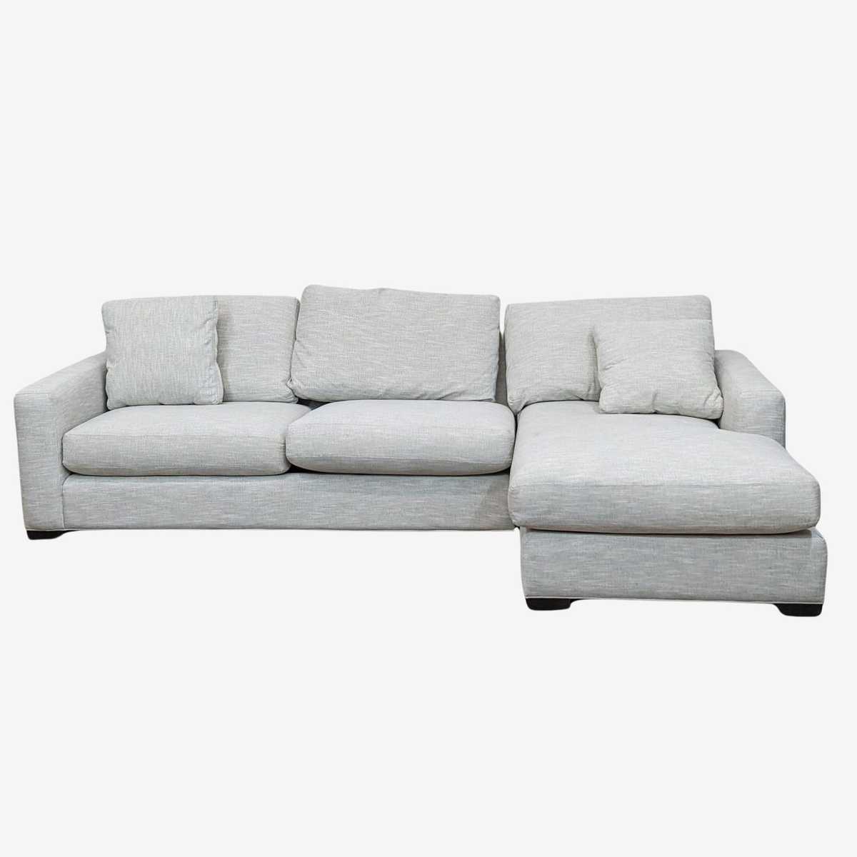 Room and Board Metro Sectional With Chaise Kashew