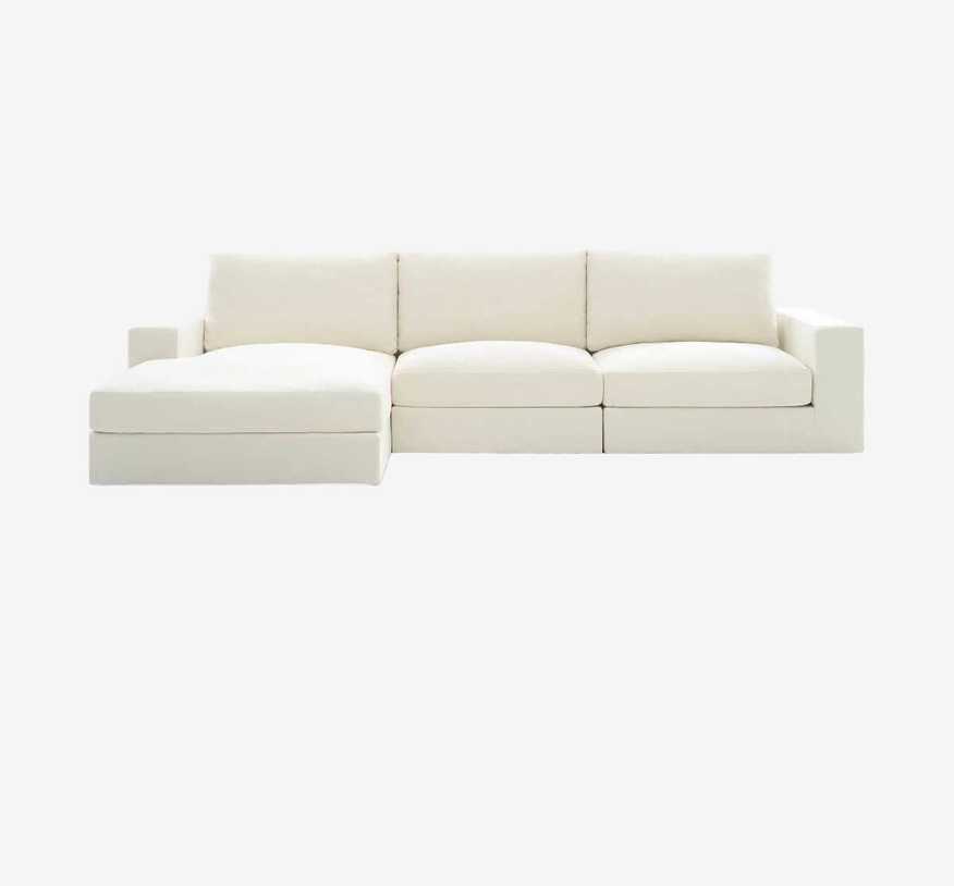 NEW Noa Home Sydney 3 Pc Sectional Couch + Ottoman - image 0