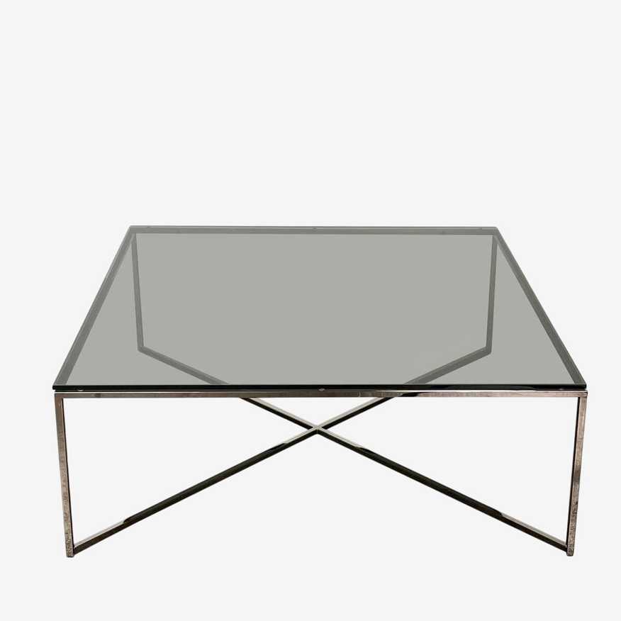 Smoked Glass Coffee Table - image 0