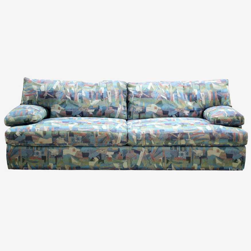 Abstract Design Tapestry Sofa - image 0
