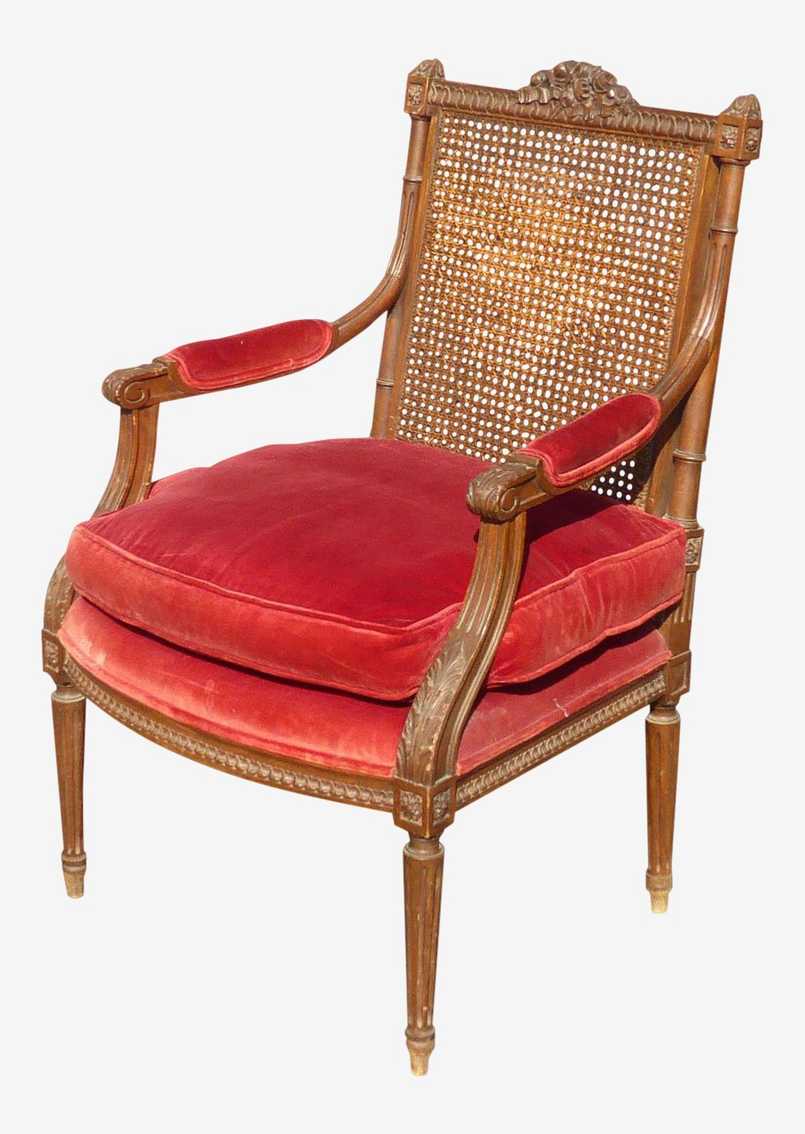 Second hand velvet chairs sales