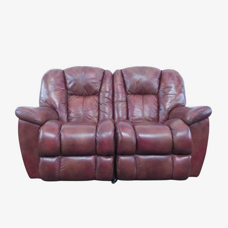 Leather Power Reclining Loveseat - image 0