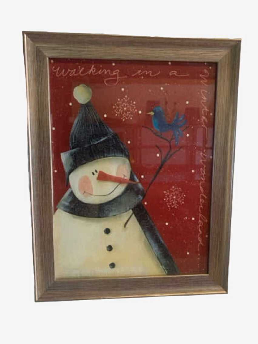 Snowman "Walking In A Winter Wonderland" Picture - image 0