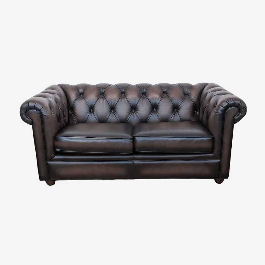 Pottery Barn Chesterfield Leather Loveseat - image 0
