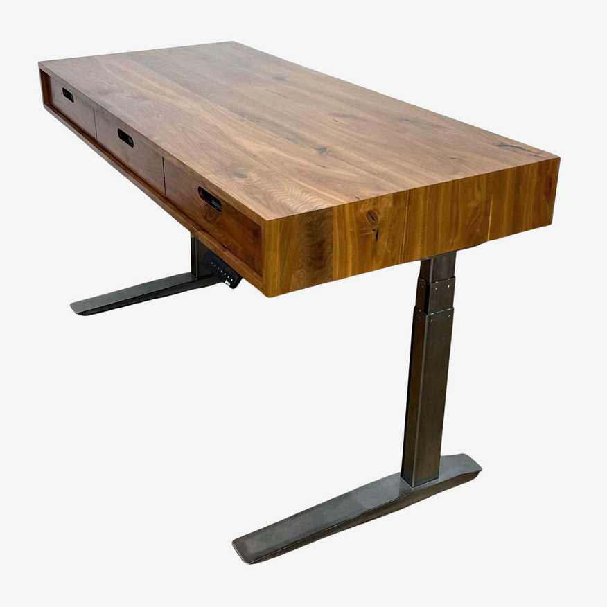 Jarvis Walnut Top Sit/Stand Desk  - image 0