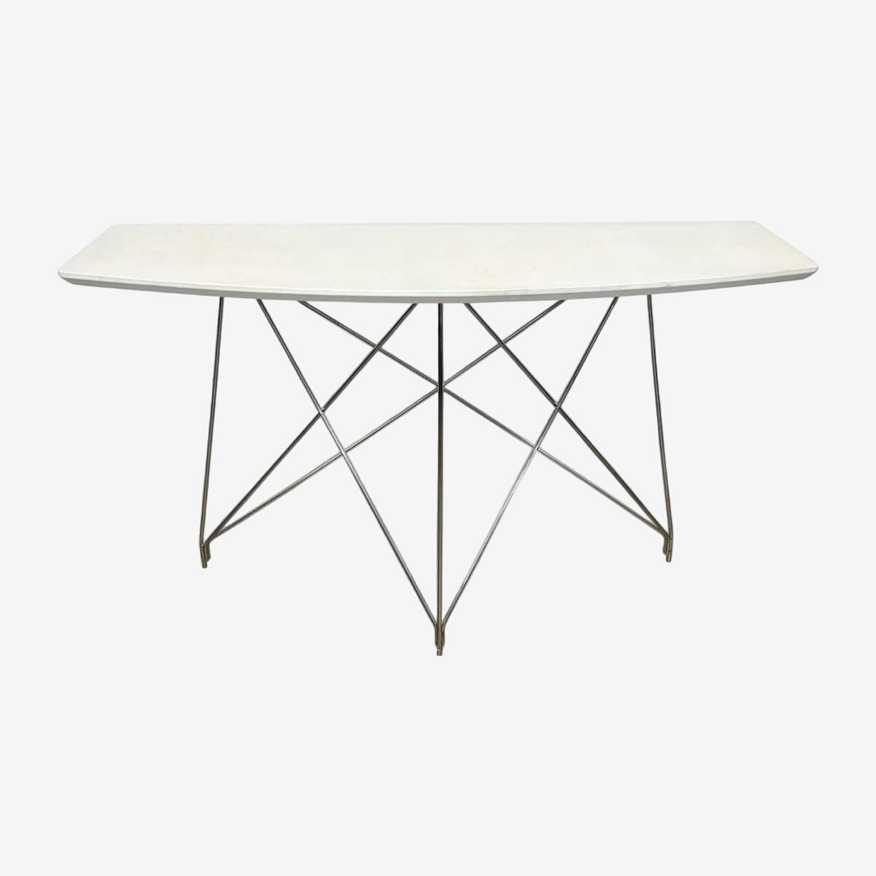 Wood and Metal Console Table - image 0