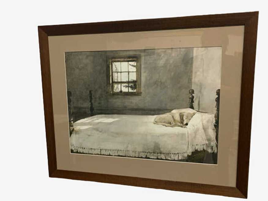 "Master Bedroom" By Andrew Wyeth Framed Print - image 0