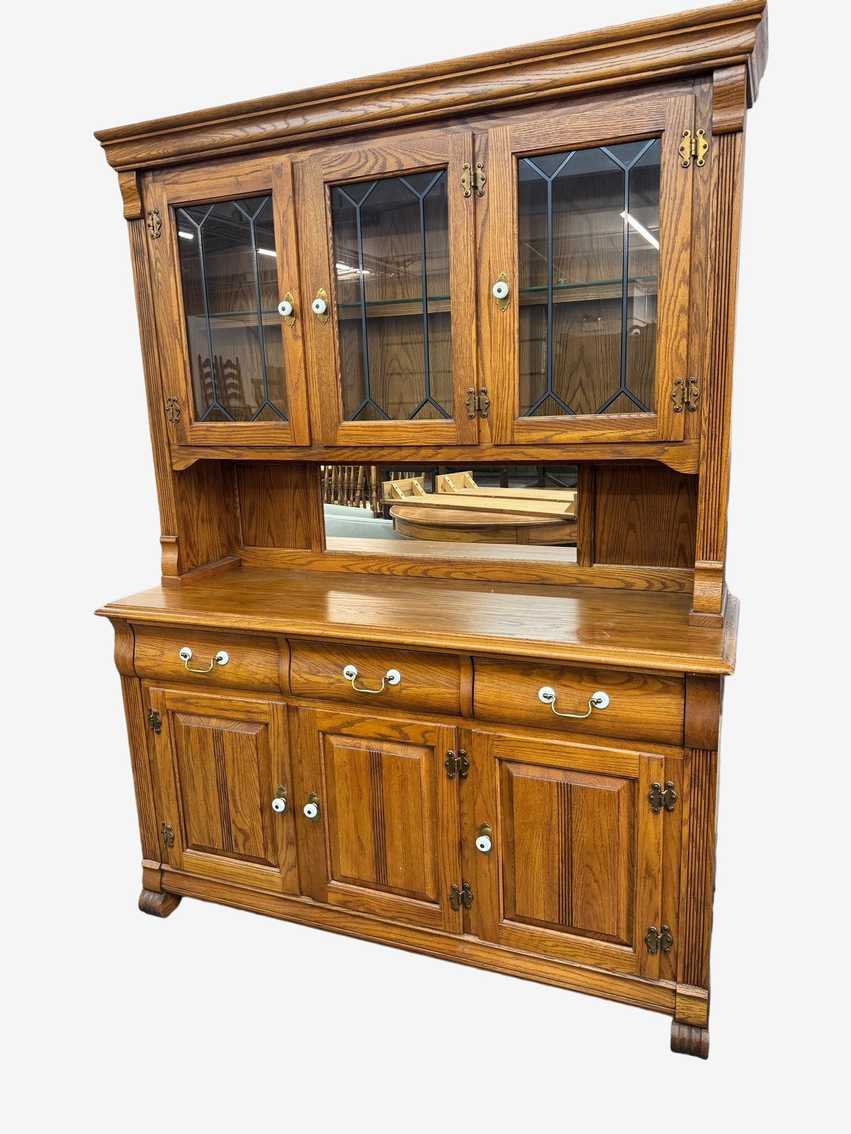 Vintage Keller Oak Hutch EK221-224 - image 0