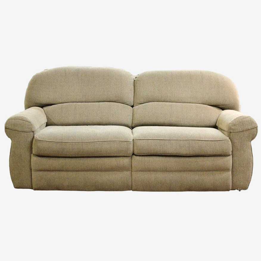La-Z-Boy Army Green Dual Reclining Sofa - image 0